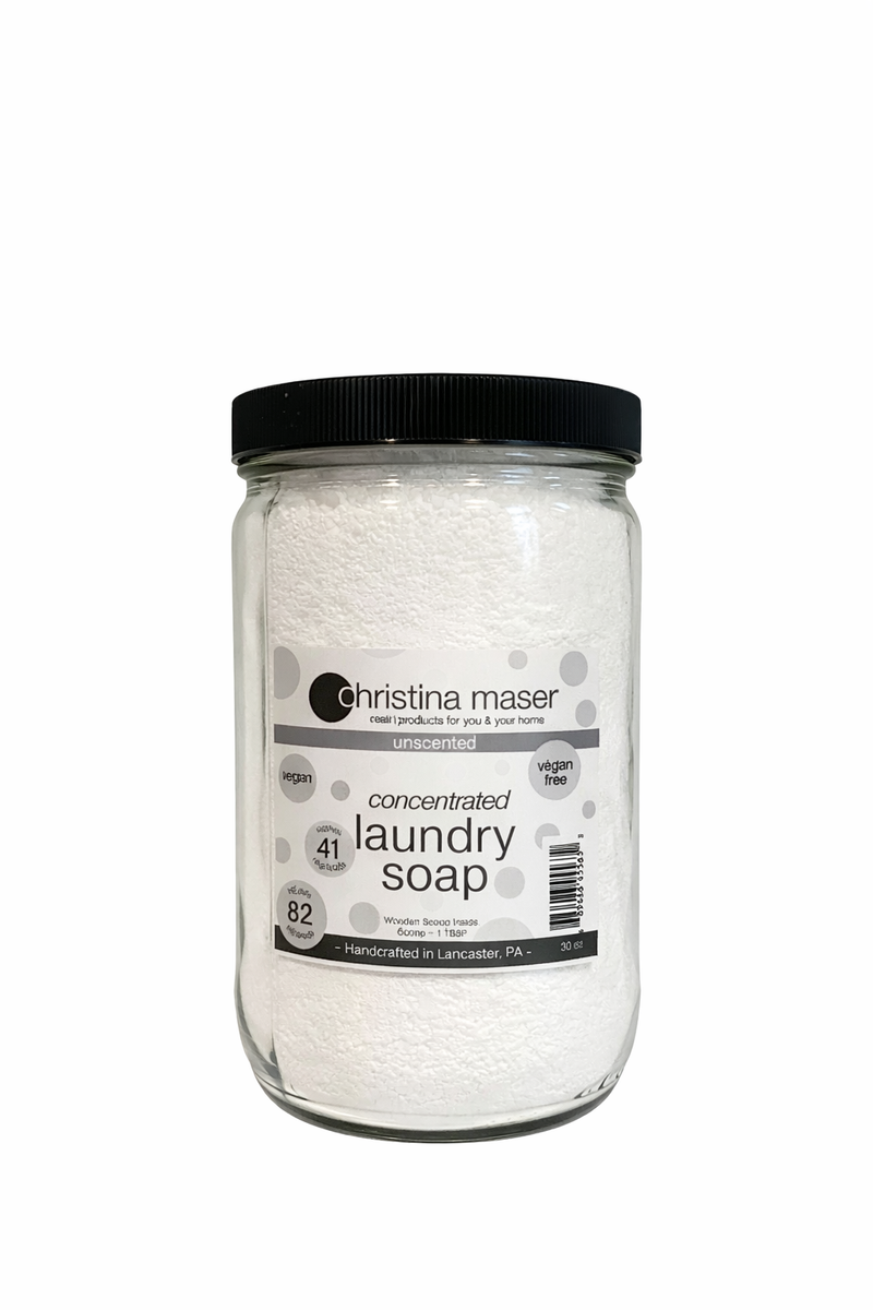 CAC Washing Powder 2ベースローション2 マカダミア1 Vegan Laundry Soap Jar - Natural Home Care | Christina Maser Co. 洗顔料