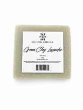 Load image into Gallery viewer, Green Clay Lavender Bar Soap