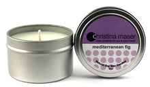 Load image into Gallery viewer, Christina Maser Co. Mediterranean Fig Soy Wax Candle 6 oz metal tin.