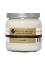 Load image into Gallery viewer, Christina Maser Co. Fir Needle Soy Wax Candle 16 oz glass jar.
