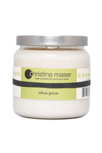 Load image into Gallery viewer, Christina Maser Co. Citrus Grove Soy Wax Candle 16 oz glass jar