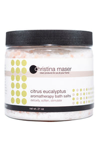 Citrus Eucalyptus Aromatherapy Bath Salts by Christina Maser Co.