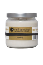 Load image into Gallery viewer, Christina Maser Co. Bayberry Soy Wax Candle 16 oz. glass jar.
