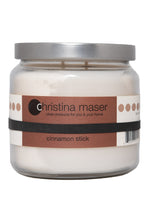 Load image into Gallery viewer, Christina Maser Co. Cinnamon Stick soy wax candle 16 oz glass jar
