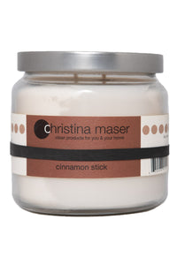 Christina Maser Co. Cinnamon Stick soy wax candle 16 oz glass jar