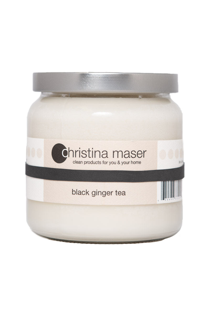 Christina Maser Co. Black Ginger Tea 16 oz. glass jar