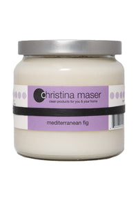 Christina Maser Co. Mediterranean Fig Soy Wax Candle 16 oz glass jar.