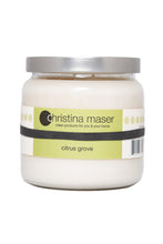 Load image into Gallery viewer, Christina Maser Co. Citrus Grove Soy Wax Candle 16 oz glass jar
